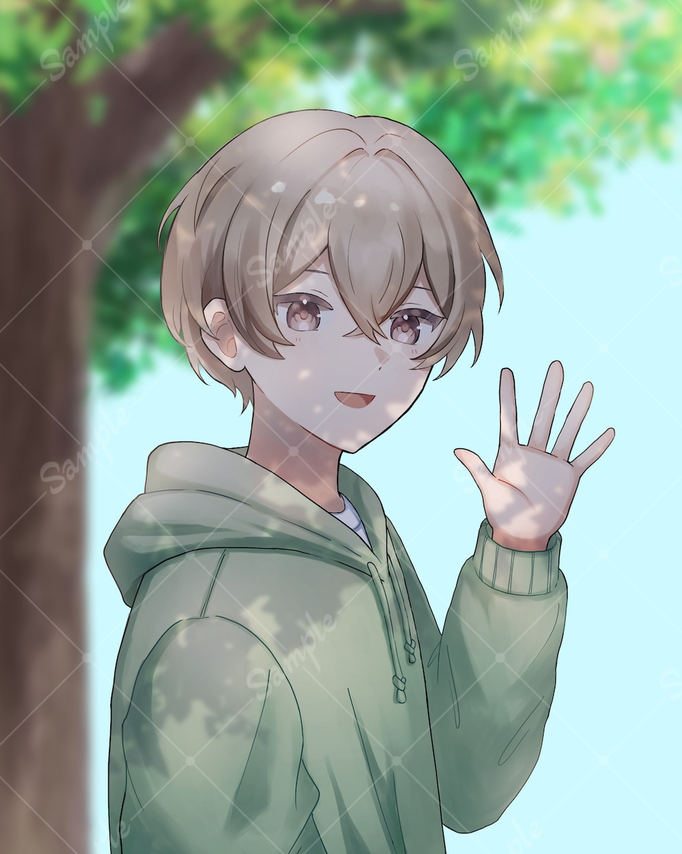 アイコン・一枚絵お描きします アイコン、誕生日やMV用イラスト、配信サムネなど イメージ2