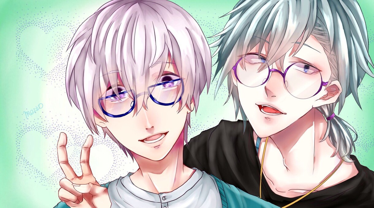 SNS等で使えるヘッダーお描きします ！！自分だけのイラストが欲しい方にオススメです！ イメージ6