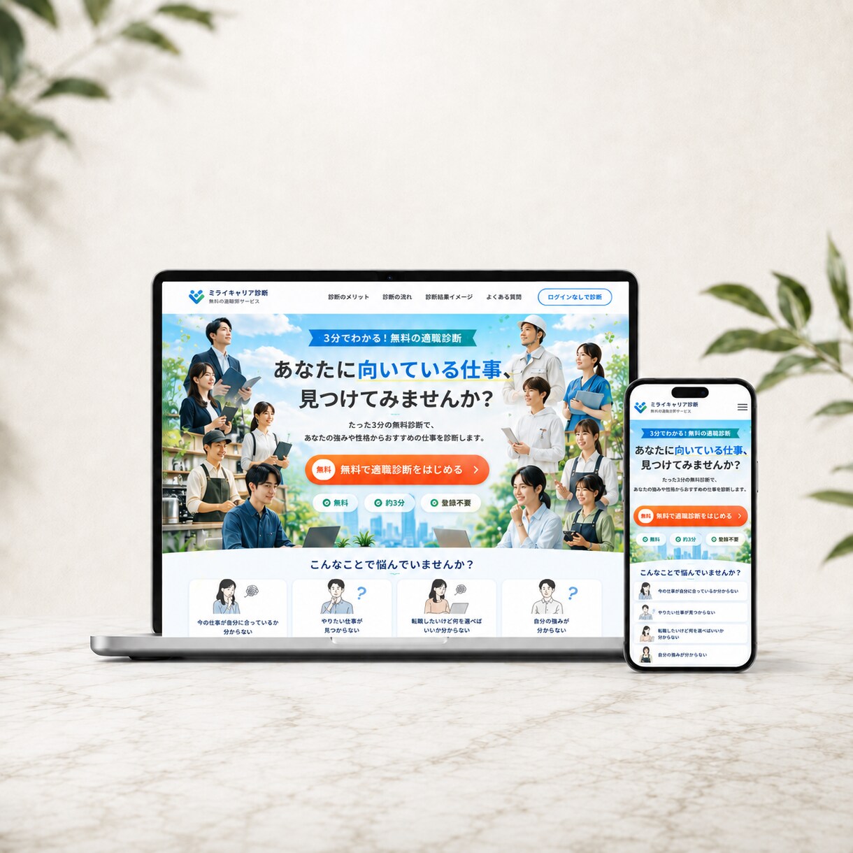 表示が速く維持費0のホームページ制作します WordPress不要｜月額0円・高速表示・テンプレ非使用 イメージ3