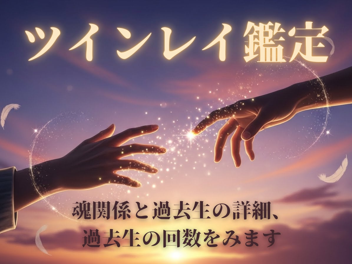 最短当日対応　ツインレイ鑑定。二人の過去世もみます 苦しい恋に魂の道しるべを　 あの人とのご縁と統合段階を明確化 イメージ1