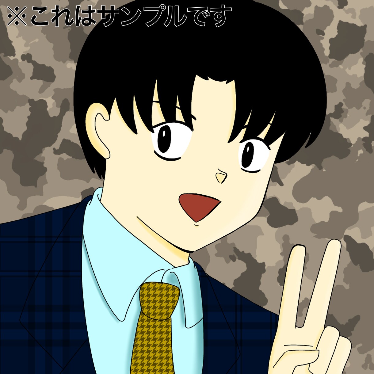 様々な漫画家の先生風にアイコンを描きます 希望する漫画家の先生の絵柄風に絵を描かせていただきます。 イメージ2