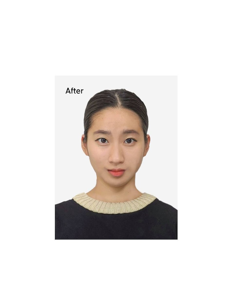 スマホ写真から、証明写真を作ります スッピンでもオッケーです！自然な仕上がり！ イメージ3