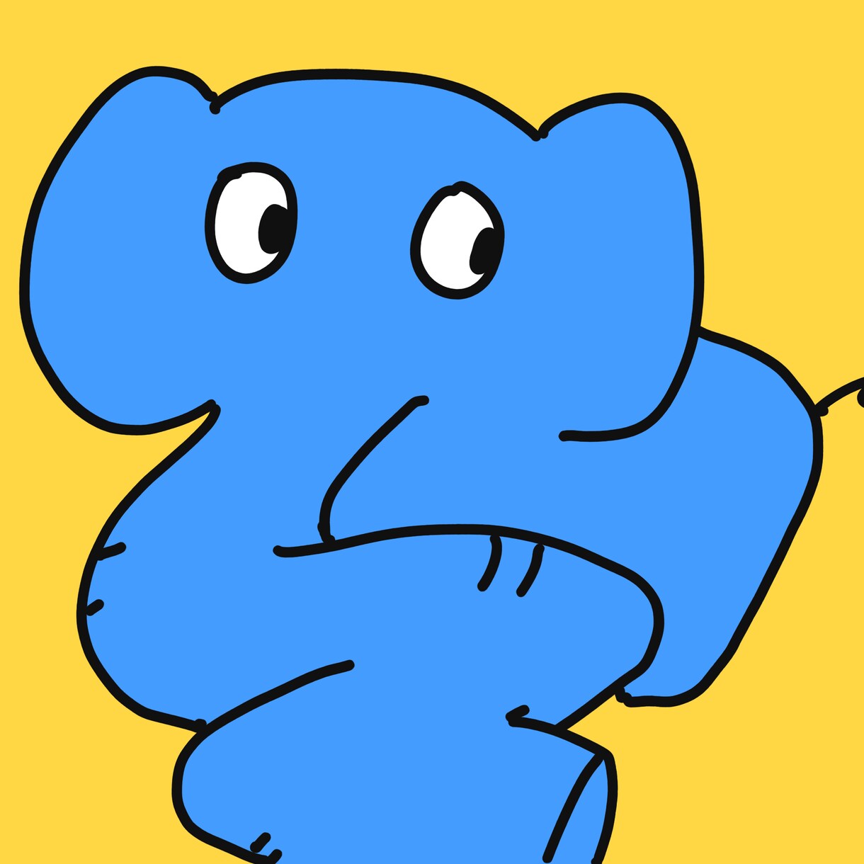 ちょっと誇張した動物のSNSのアイコン描きます 目がデカすぎるうさぎとか、少し大袈裟な動物を描きます イメージ2