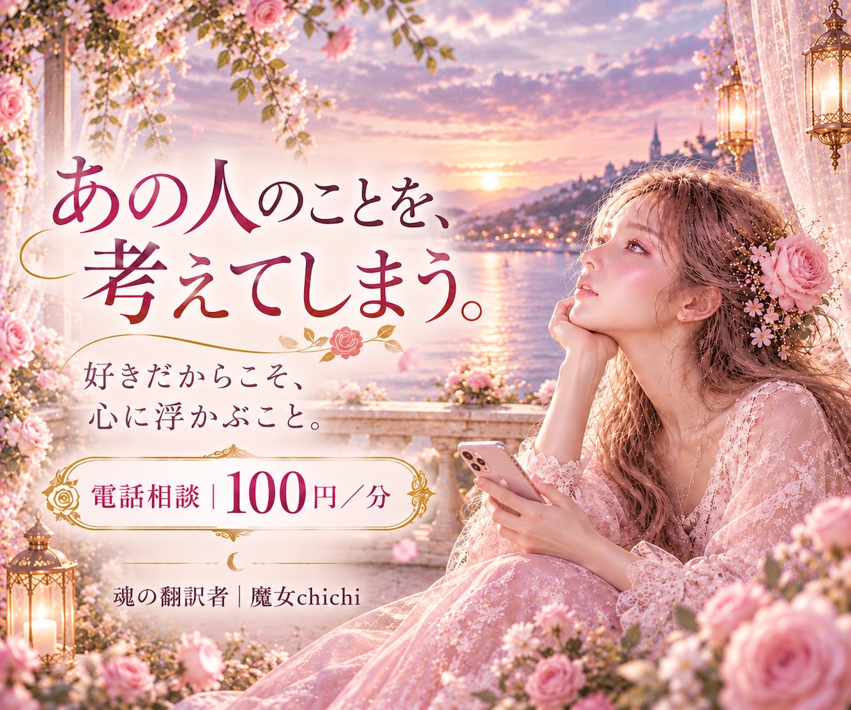 好きな人のことで揺れるお気持ちをお聴きします LINEや相手の言葉が気になるとき、今の気持ちを話せます イメージ1