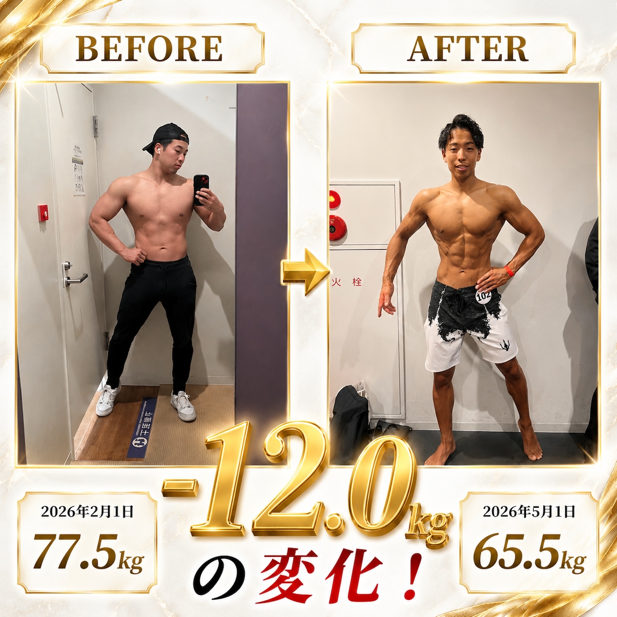 1ヶ月平均2kgの体脂肪を落とすサポートをします 2度と失敗しないダイエット・ボディメイク寄り添いサポート イメージ1