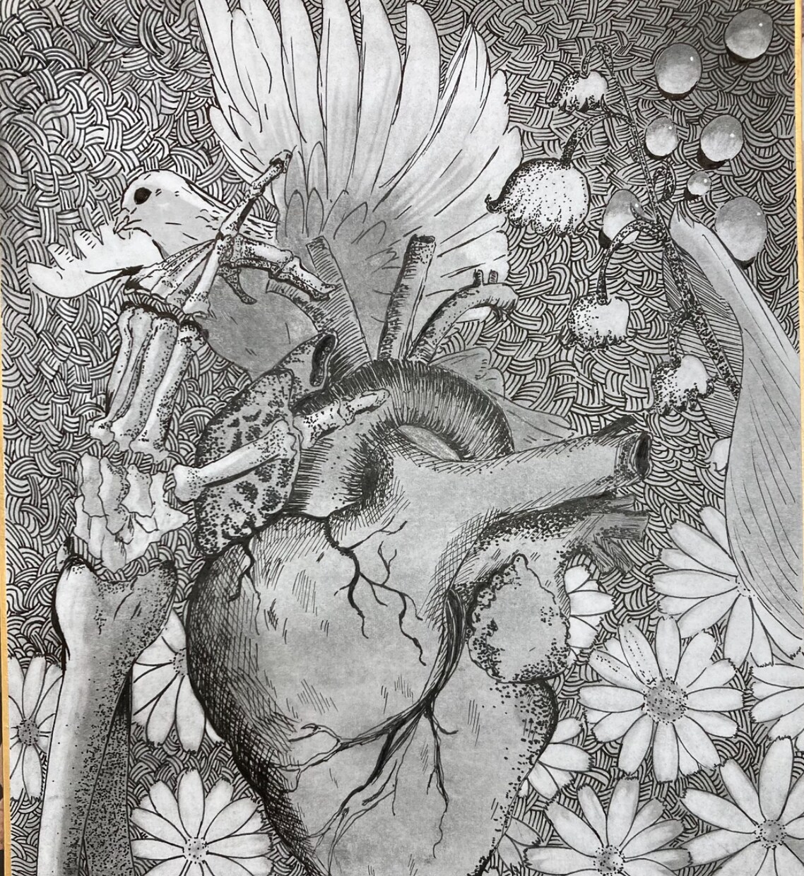 アクリルやクレヨンで絵を描きます ほっこりする絵から、しっかり描き込んだ絵までおまかせください イメージ5