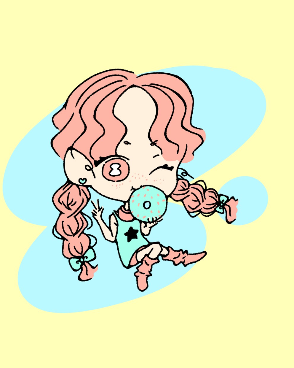 相談可！アイコンに使えるPOPなイラスト描きます 丁寧なヒアリングがモットーです！まずはご相談ください！ イメージ1