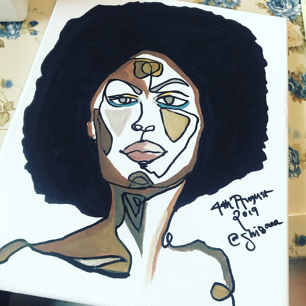 一筆書きイラストその日のうちに仕上げます 至急お洒落なモノトーンアートが必要な方にJPEGにてご対応！ イメージ6