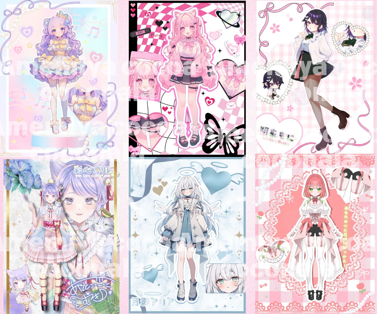 Vtuber宣伝画像プロフィールデザイン制作します Xで使える自己紹介・宣伝用の画像をデザインします♪ イメージ6