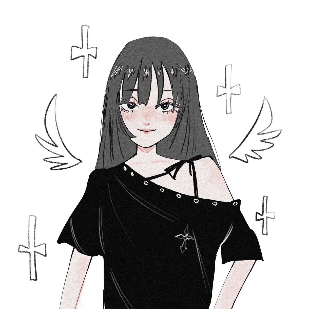 シンプルでおしゃれなタッチでアイコンお描きします シンプルでおしゃれ！可愛いイラストお描きします！ イメージ3