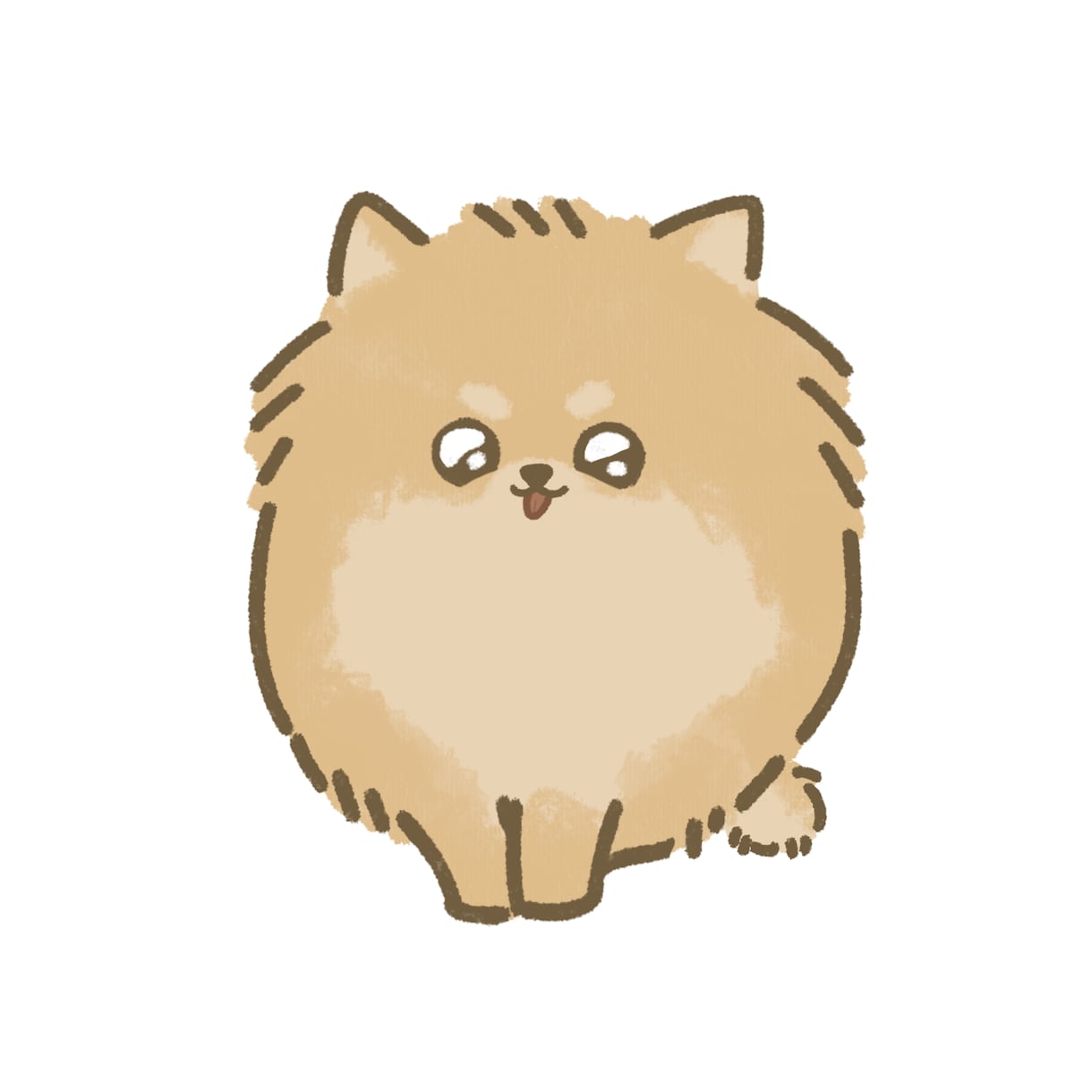 丸くてゆるかわいい動物描きます SNSアイコンやブログ等におすすめ！ イメージ1