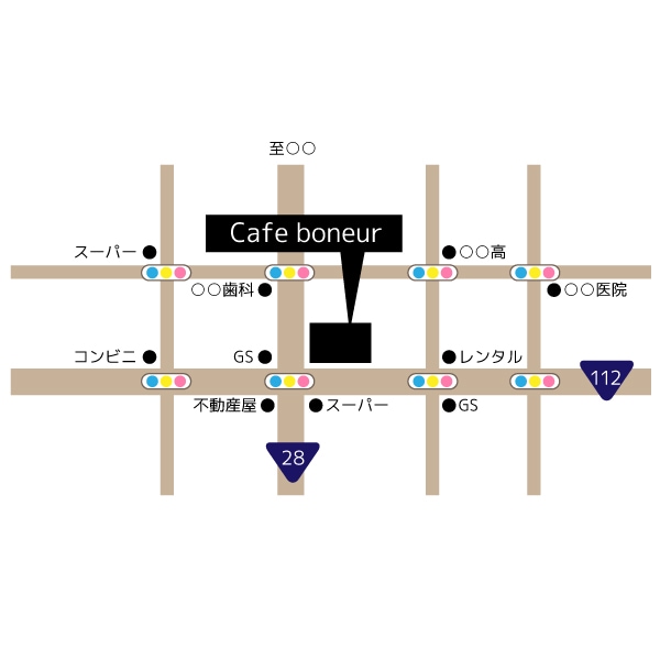 手書き画像から地図を作成致します チラシや名刺・HPに地図が必要な時に！ イメージ2