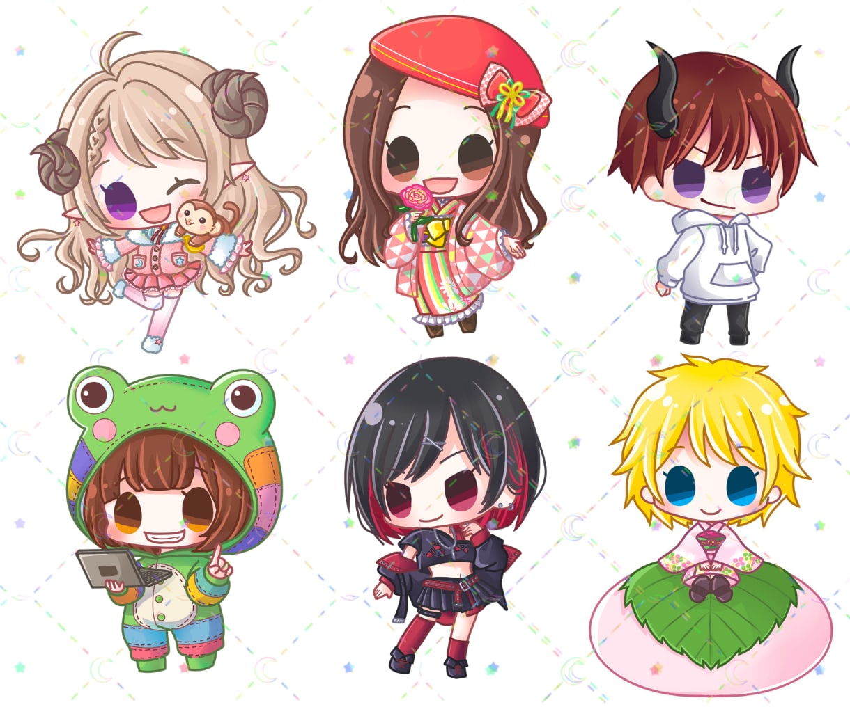 ポップで可愛い！ミニキャライラストお描きします アイコン、動画配信の素材、プレゼントなど様々な用途に！ イメージ8