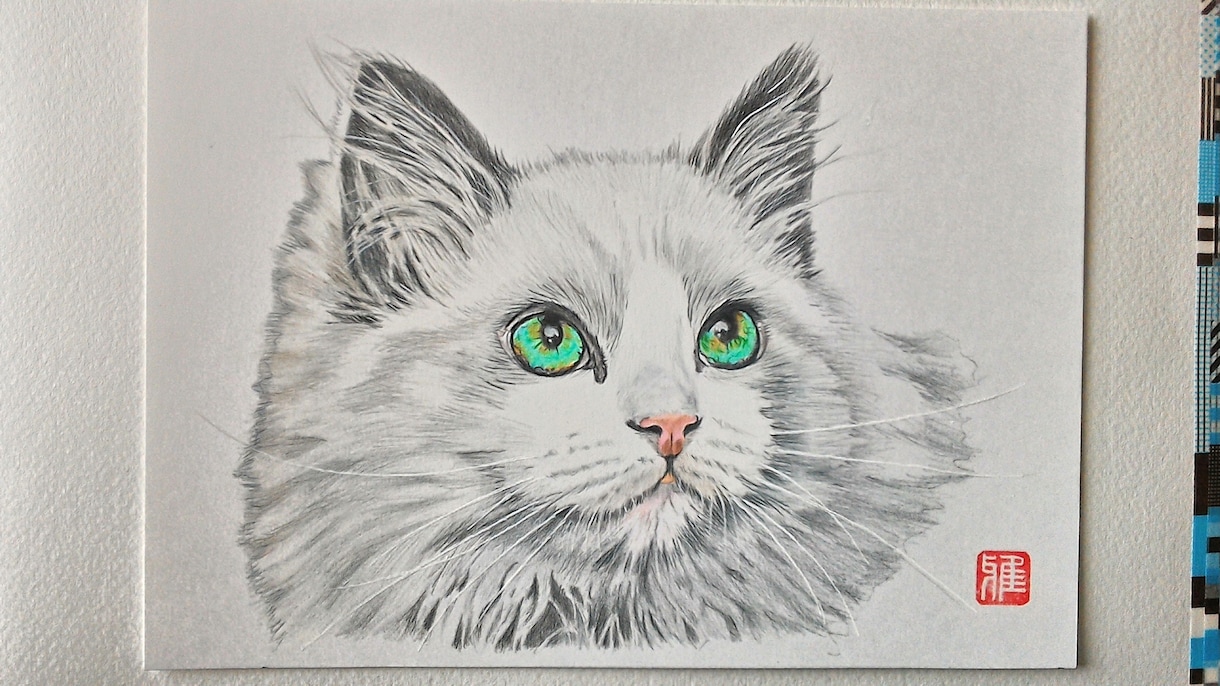 写真を素にペットの似顔絵を描きます 犬、猫、小鳥など、何でも描きます。 イメージ4