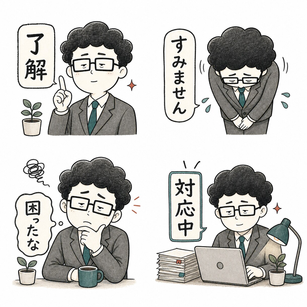 LINEスタンプを8個から制作します メイン画像・タブ画像まで整えます イメージ3