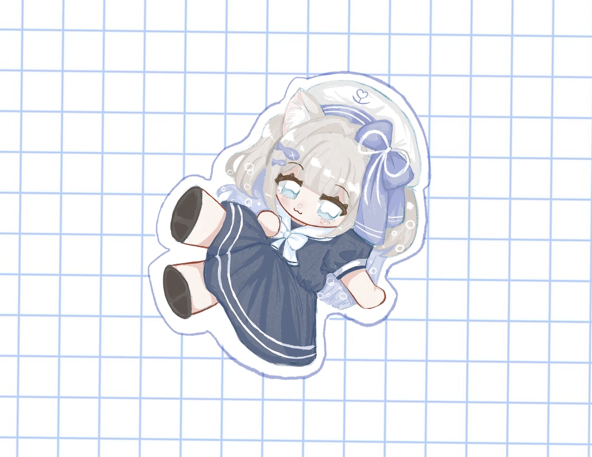 ゆるふわなミニキャライラストお描きいたします ペアイラスト1000円でお描きいたします！ イメージ1
