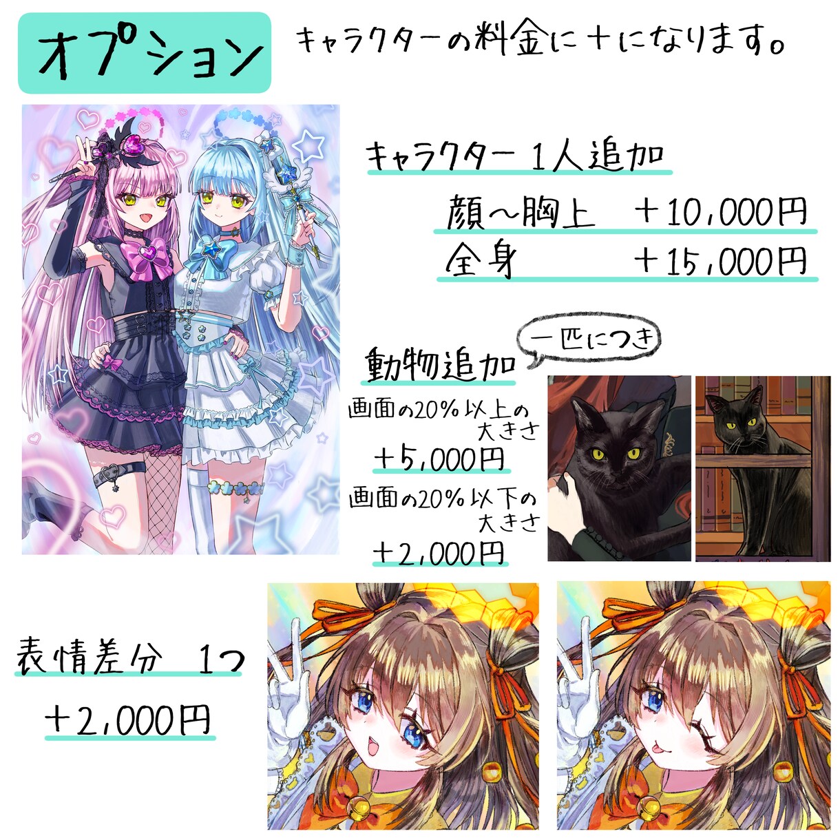 商用利用可！素敵なイラストを描きます 先着3名様、お値引を実施しております。 イメージ5
