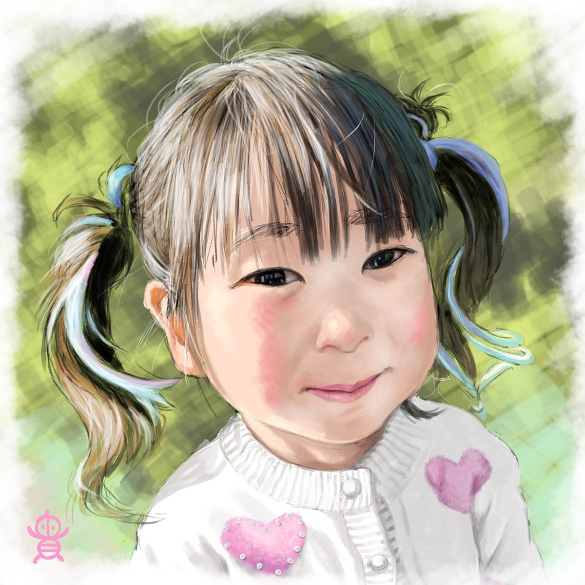スケッチ似顔絵（データ納品特化）お描きします 誇張しない写実寄りタッチのデジタル似顔絵です。 イメージ2