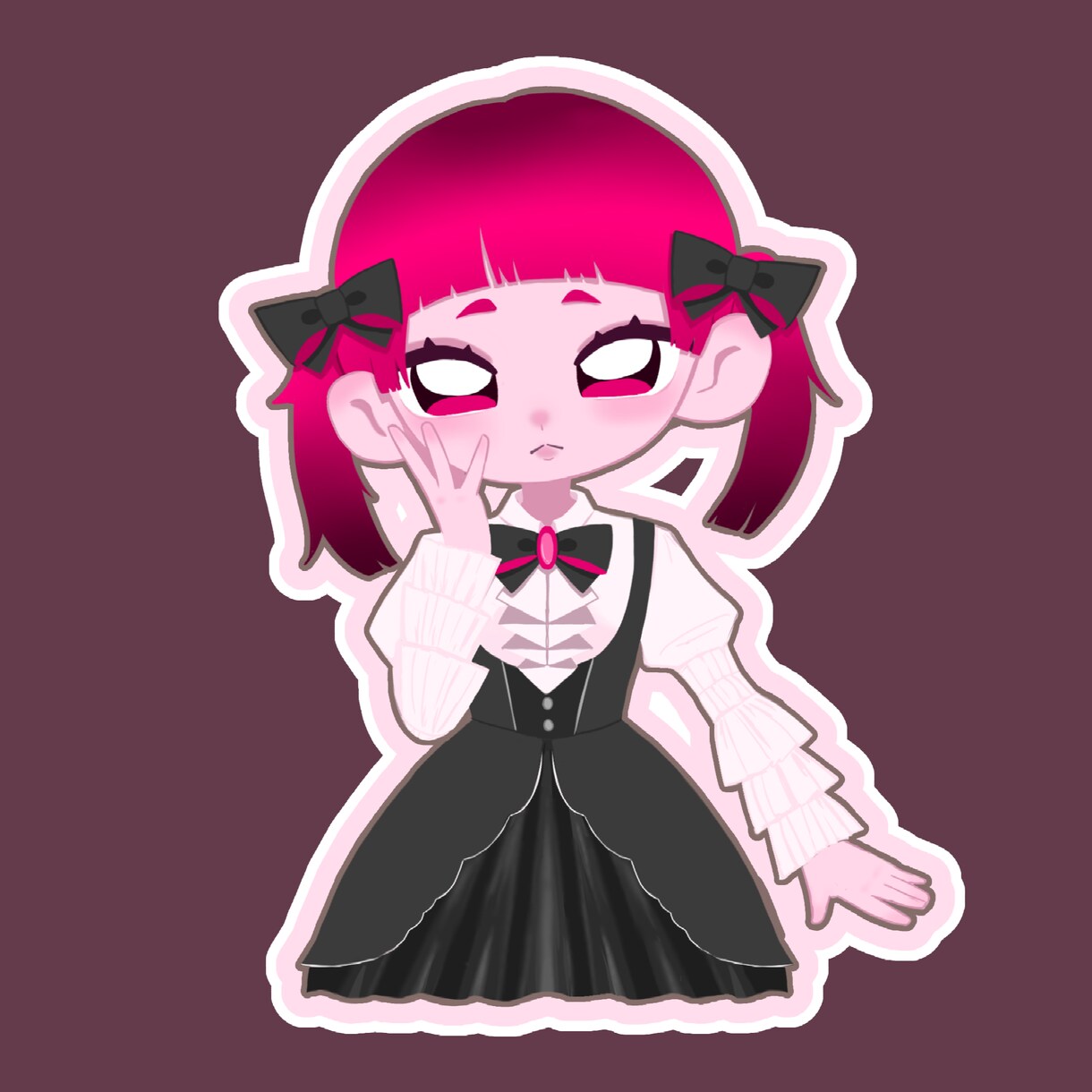 5件限定価格 ゆるかわデフォルメ似顔絵描きます 量産型もゆるかわも♡♡多系統対応♡なりたいあなたを描きます イメージ4