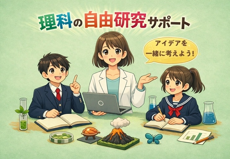 理科自由研究のアイデアを一緒に考えます ～多数受賞歴ありの元理科教師があなたのアイデア形にします！ イメージ1