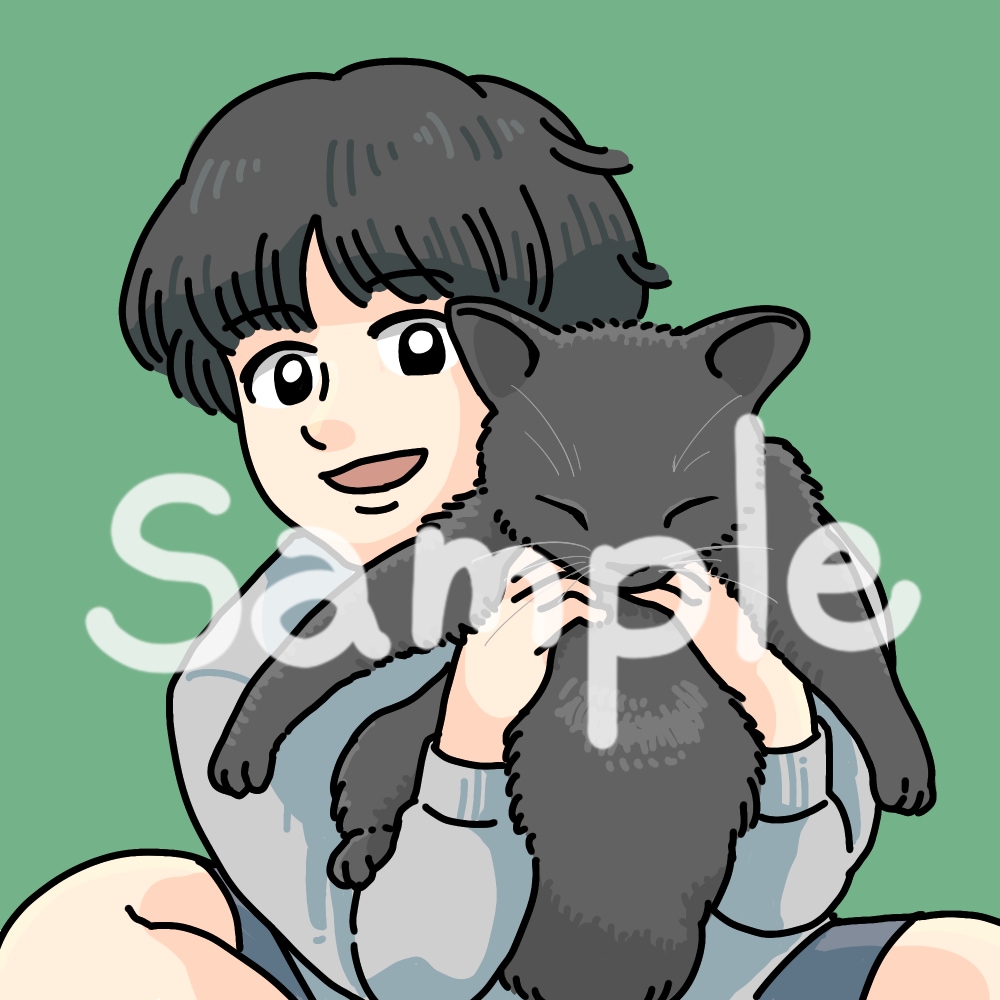 ペットの似顔絵アイコンを承ります ◆あなたの可愛いペット描かせて下さい◆ イメージ5