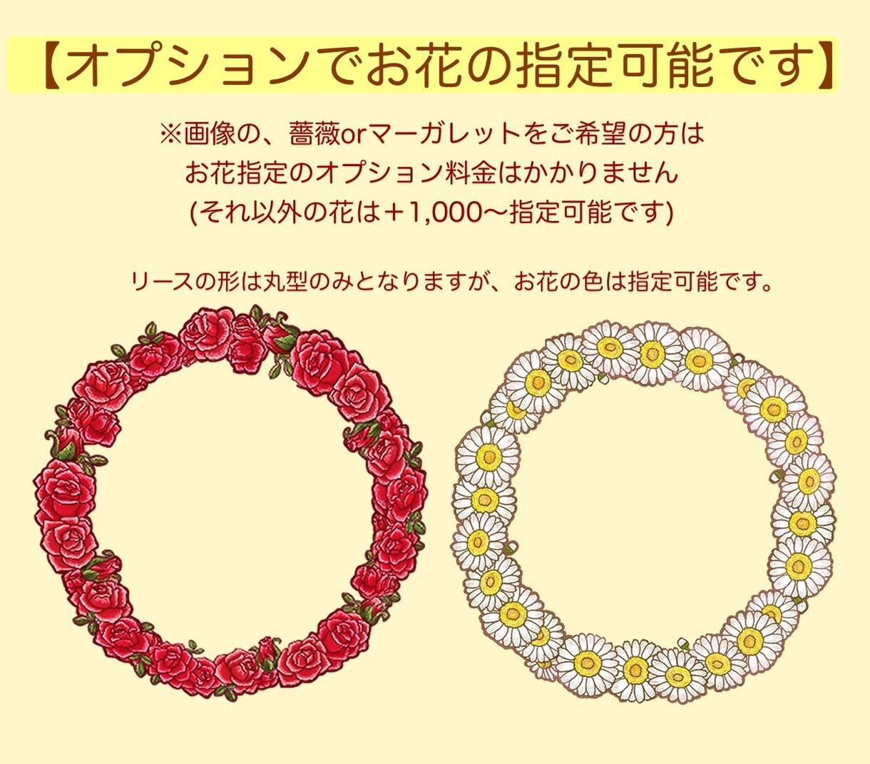お花のリースに入ったイラスト描きます 【9/30までの受付限定価格】(商用利用,グッズ化OK！) イメージ2