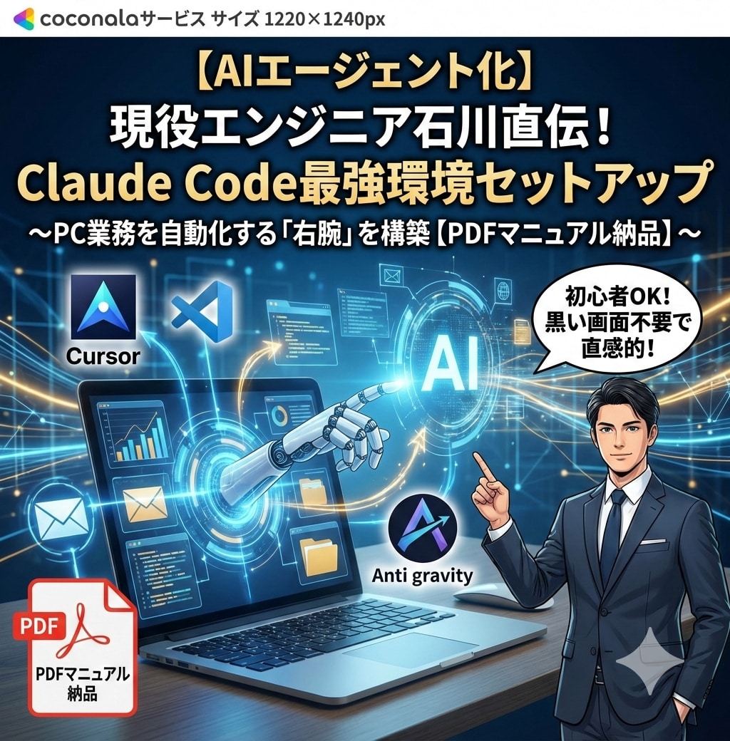 AIエンジニア直伝！ClaudeCode設定教ます 累計で1５0社超にレクチャーさせていただいた超人気セミナー イメージ1