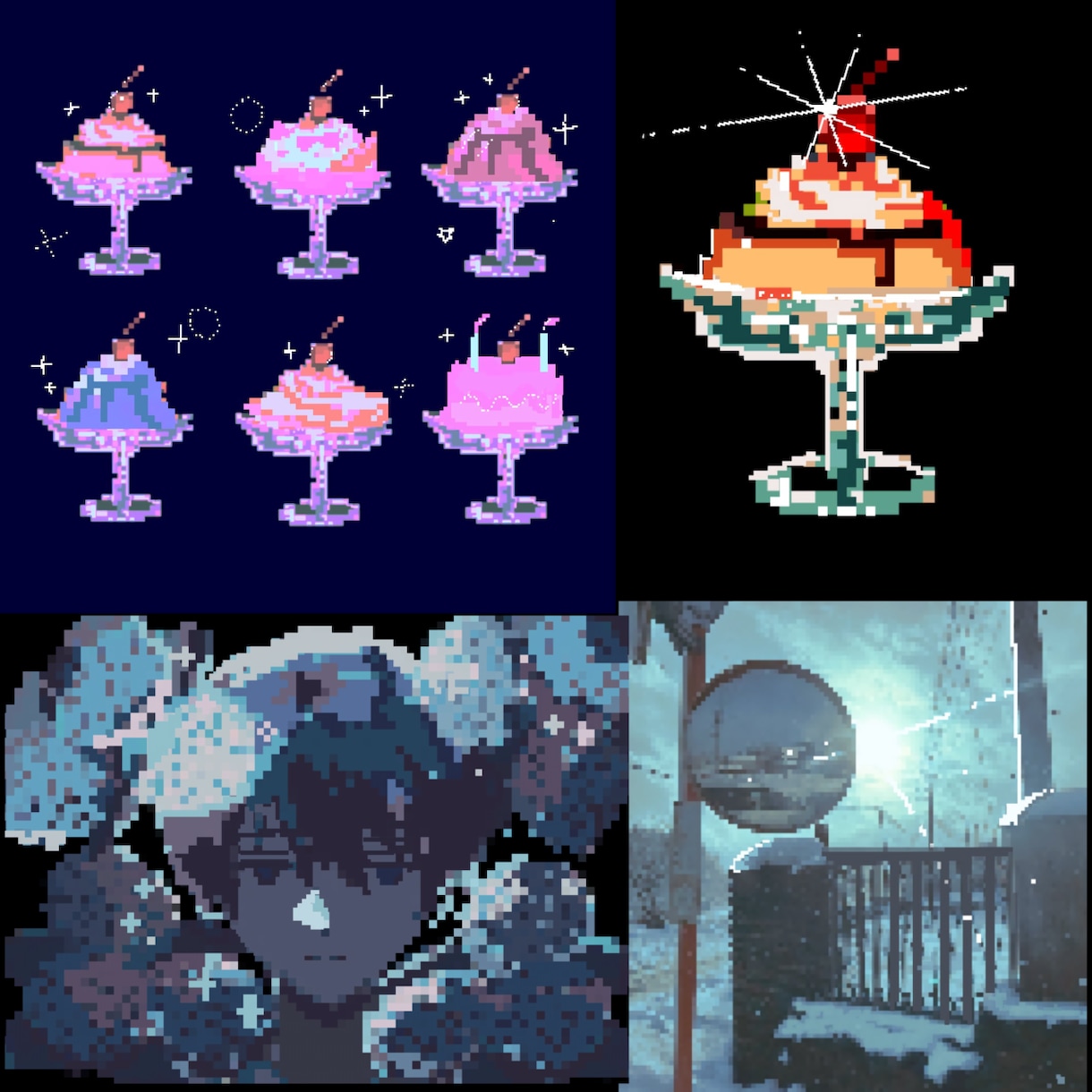 ドット絵、ピクセルアート風イラスト描きます ノスタルジックで目を引くドットイラストをお届け イメージ3