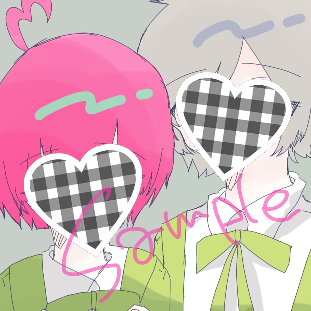 夢絵描きます 好きな彼(彼女)と自分自身のイラストが欲しい方へ イメージ1