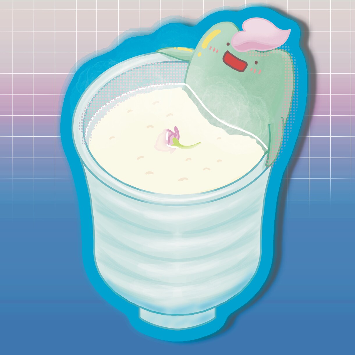 ゆるかわな動物イラスト(カエルカタツムリ)描きます シール、アイコン、アクキー用なんでも可愛く描けます。 イメージ4