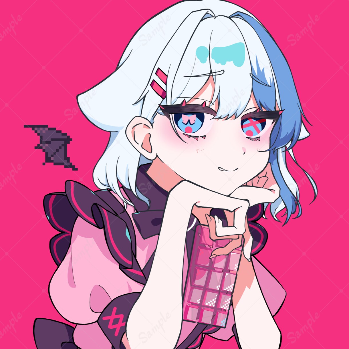 5月値下げ中‼可愛い系のイラスト製作します アイコン、ヘッダー、立ち絵制作します イメージ2