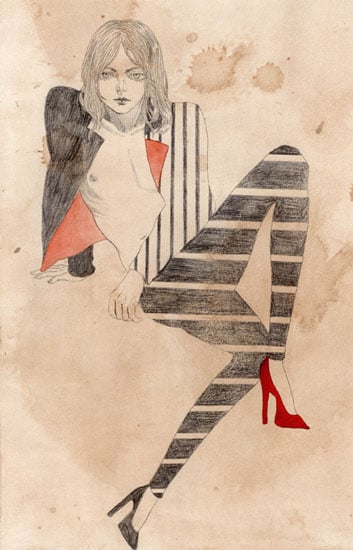 アナログ画材でイラスト描きます 印刷向け/個性派志向の耽美系アナログイラスト イメージ2