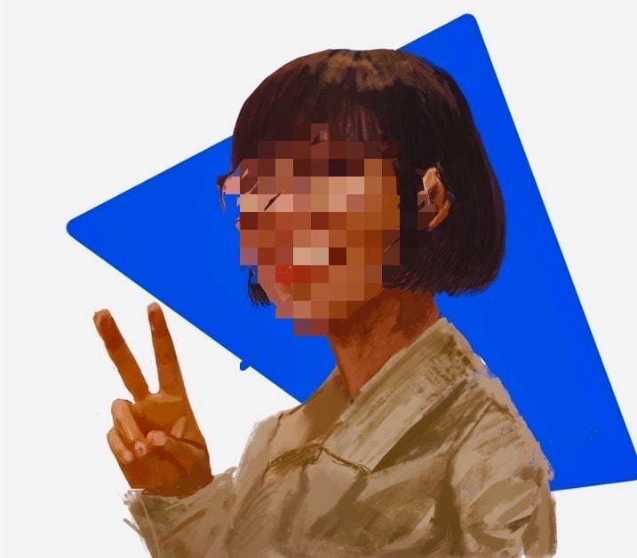 厚塗りでイラストを描きます １枚目２枚目写真参考記念の写真をお借りして厚塗りにします！ イメージ1