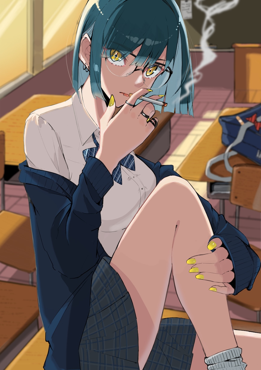 かっこいい系の女子を描いてます アニメ塗りに近いシンプルで飽きない塗り方 イメージ6