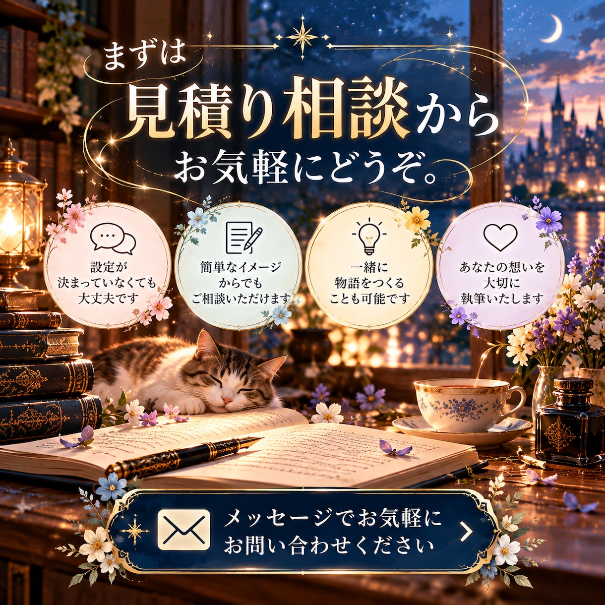 設定や想いから心に残る小説を執筆します 設定だけでもOKです。あなた専用の物語を執筆いたします。 イメージ5