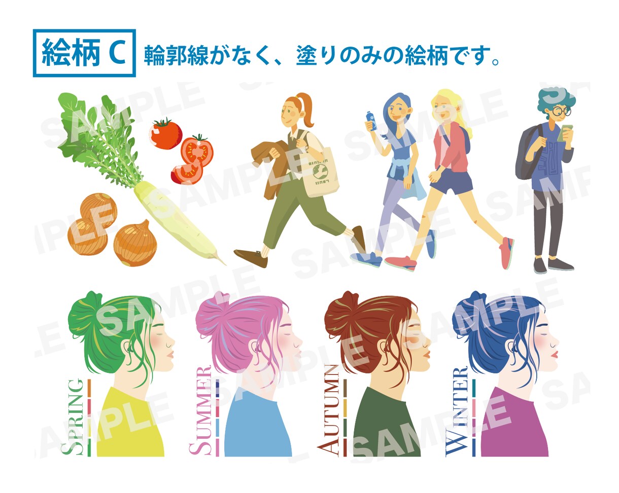 かゆい所に手が届く！商用二次OKイラスト描きます 適材適所のイラストがすぐに必要なあなたへ イメージ5