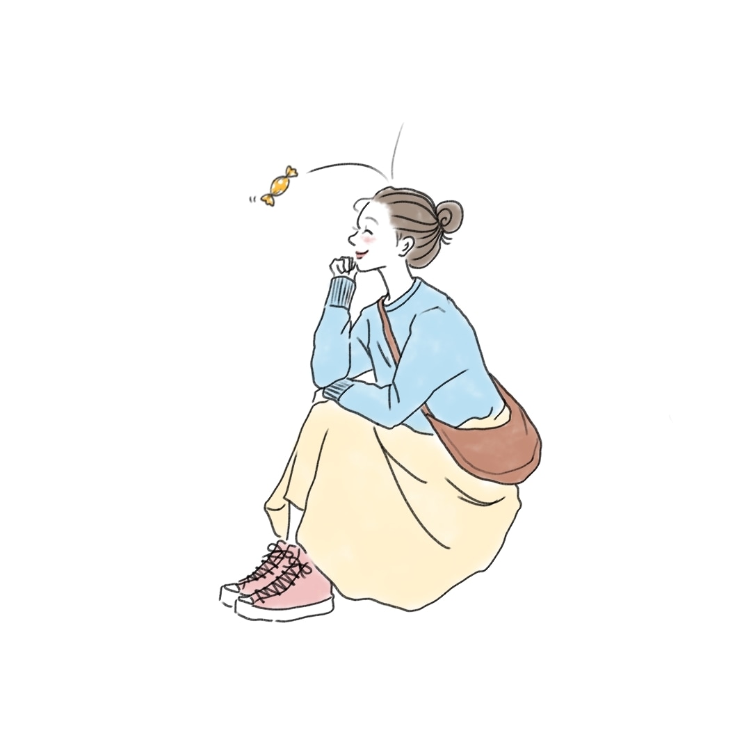 ふんわり感溢れるシンプルイラストお描きします 【背景カラー、文字入れ追加料金なし】 イメージ7