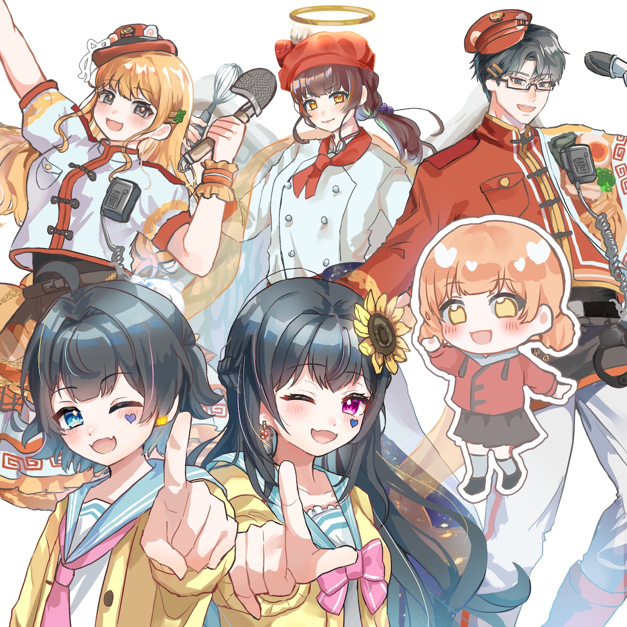 SD2000円〜お好きなイラストを作成します 立ち絵、アイコン、サムネイラストなどが必要な方へ！ イメージ1