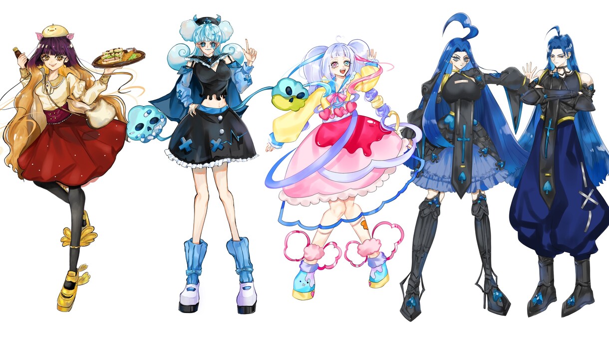 商業利用可能！明るくてキラキラした絵を描きます 鮮やかで目に留まるイラスト。周りと差をつけよう！！ イメージ3