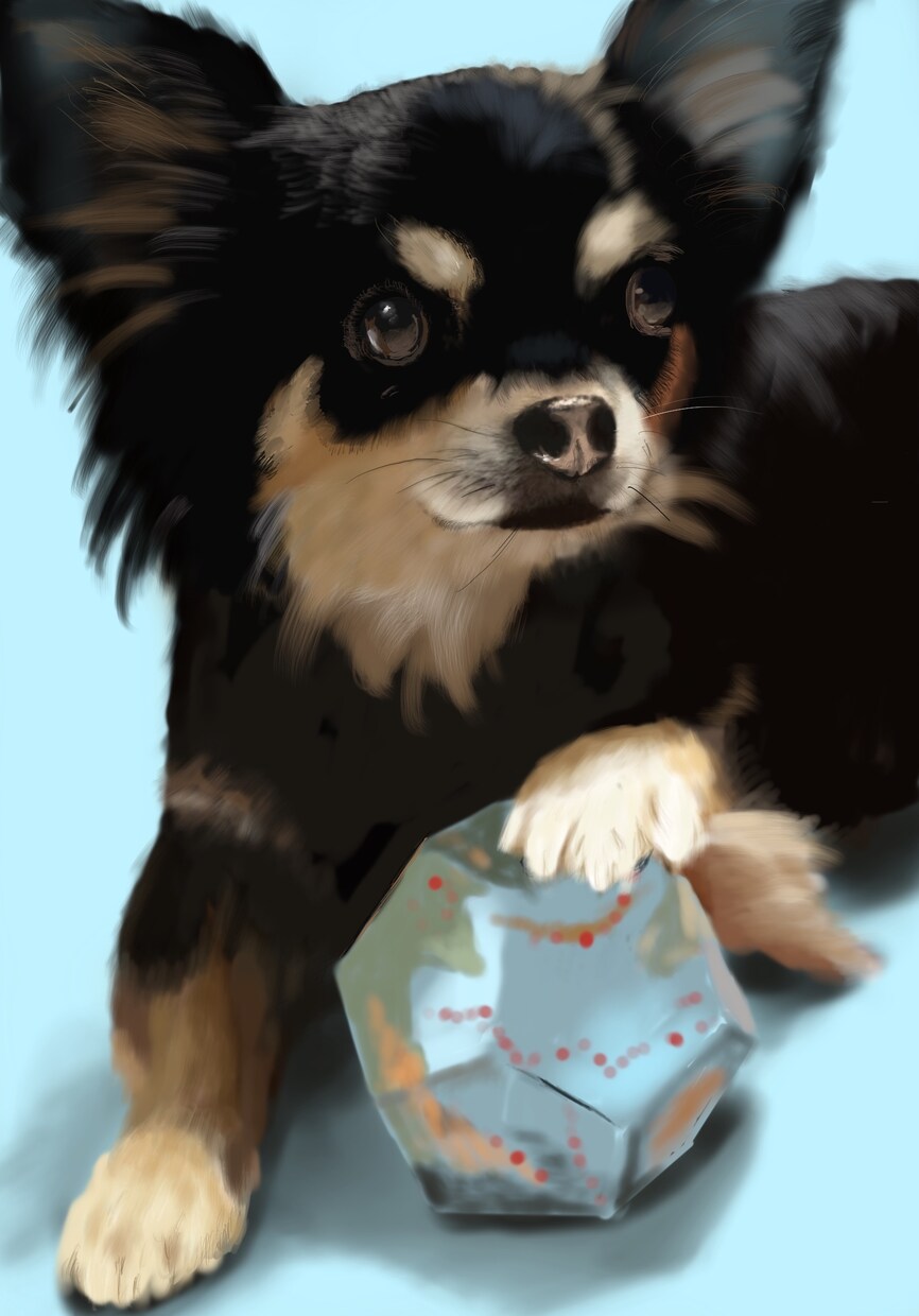 大切なペットの肖像画をお描きします ペットの思い出を写真とは違った、肖像画にして飾りませんか？ イメージ5