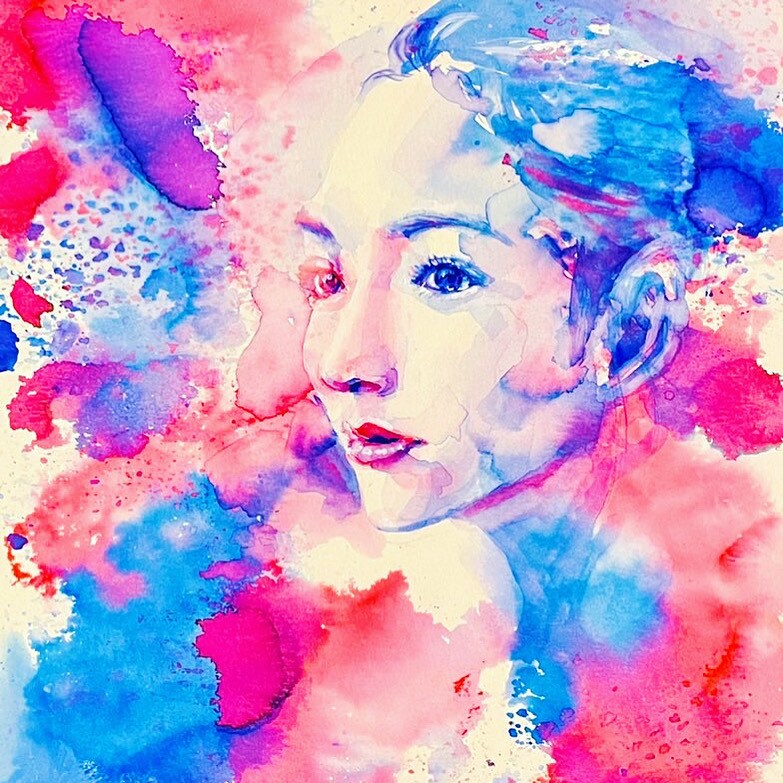 手描き:アナログ:水彩風似顔絵を作成します 日常の風景を 大切な記念日を 色鮮やかに描きます イメージ7