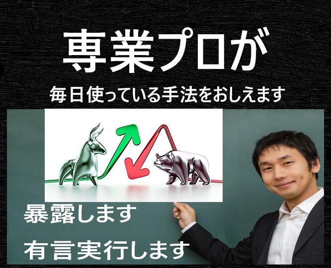 専業トレーダーが隠している手法を暴露します 初心者から上級者まで分かりやすく解説 イメージ1