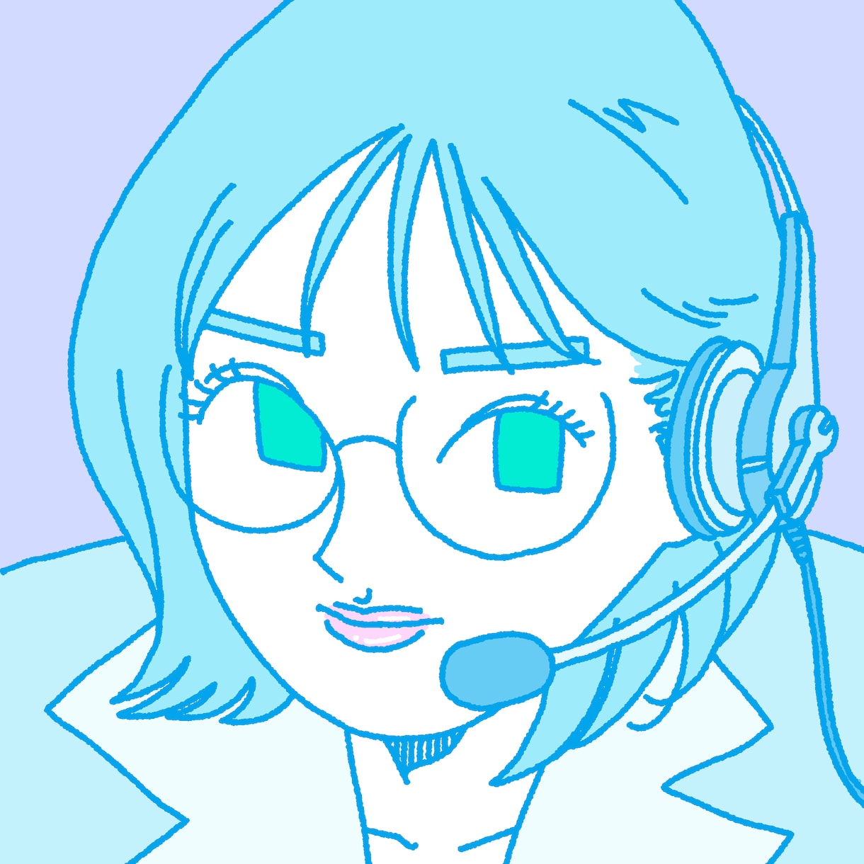 ブロガー必見！POP女子アイコン描きます フォロワー数UP！★表情追加もOK！ブログに最適｜商用利用可 イメージ8