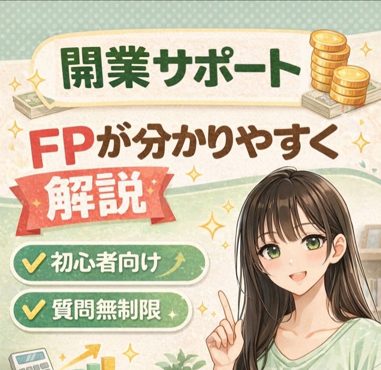 副業･フリーランス｜FPが開業をサポートします 【初心者でも安心】✅️開業届✅️経費✅️税金などのお悩み相談 イメージ1