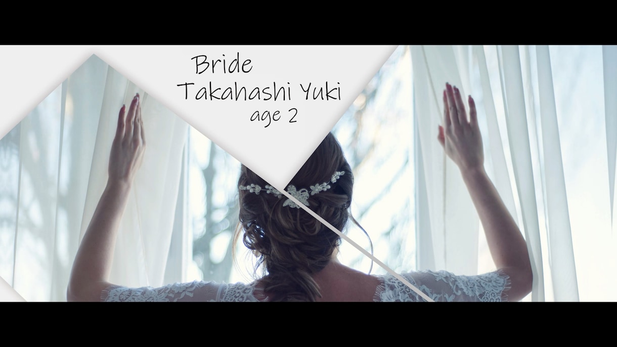 映画OP風!!結婚式オープニングムービー制作します 会場のボルテージを引き上げる最高のオープニングに イメージ1