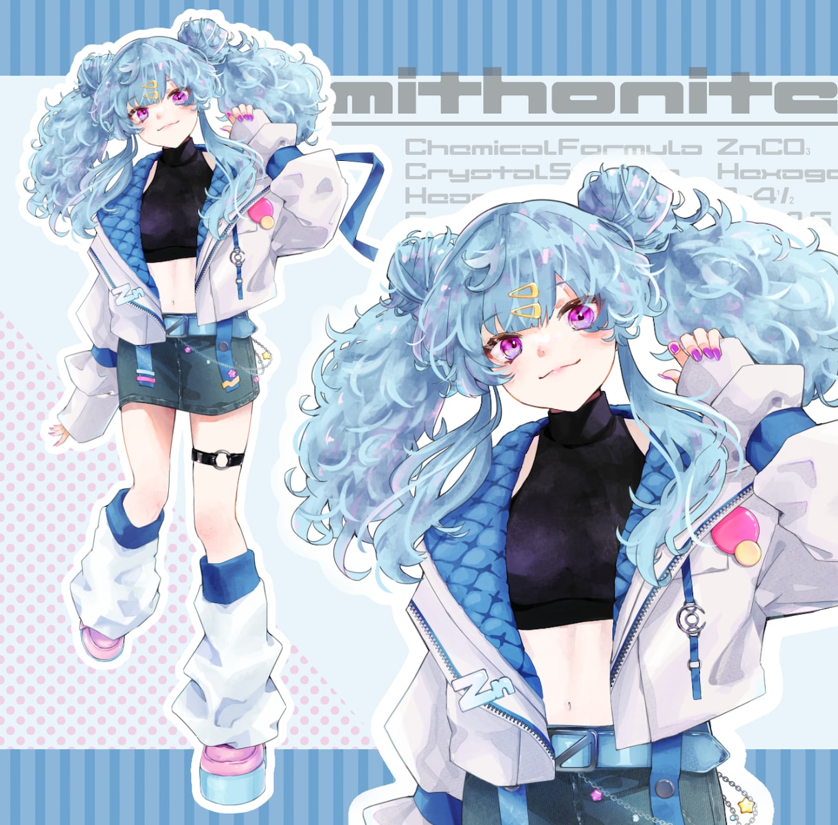 Vtuber、ゲームなどに使える立ち絵制作します キャラクターデザインからイラスト制作までおまかせください！ イメージ1