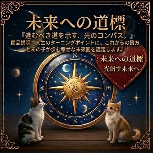 あの子と歩む未来の迷いを照らし進む道を教えます 数秘と星の導きであなたとペットが輝く未来へ案内します イメージ1