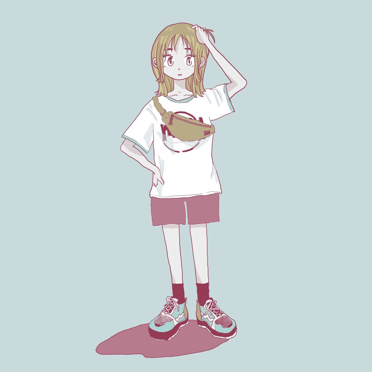 ポップで可愛い女の子のイラスト描きます POP×カラフル！アイコンやウェルカムボードも大歓迎です！ イメージ3