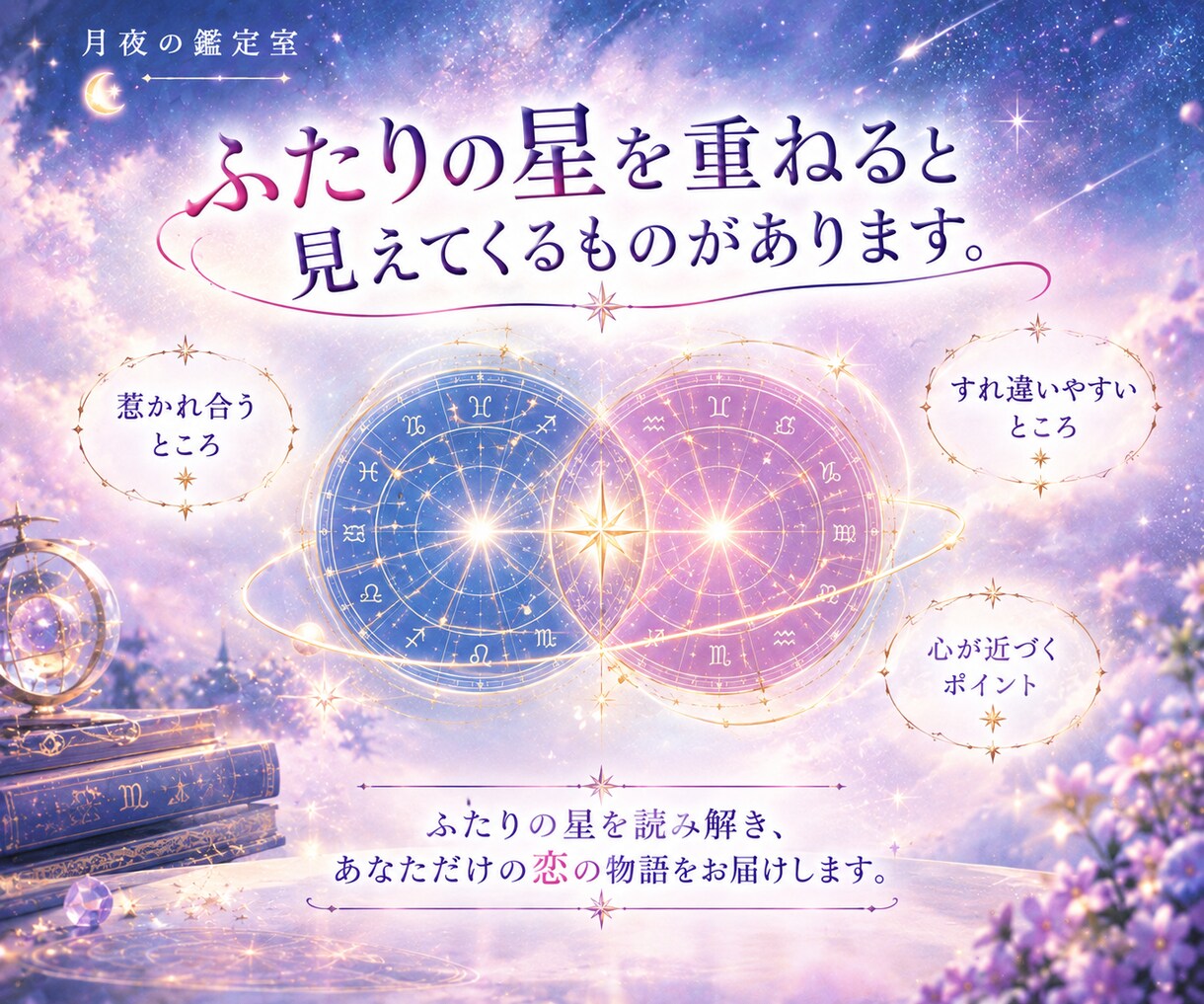 好きでいることが苦しい恋を星から読み解きます 相手だけではなく自分の恋の心まで読み解く鑑定書 イメージ5