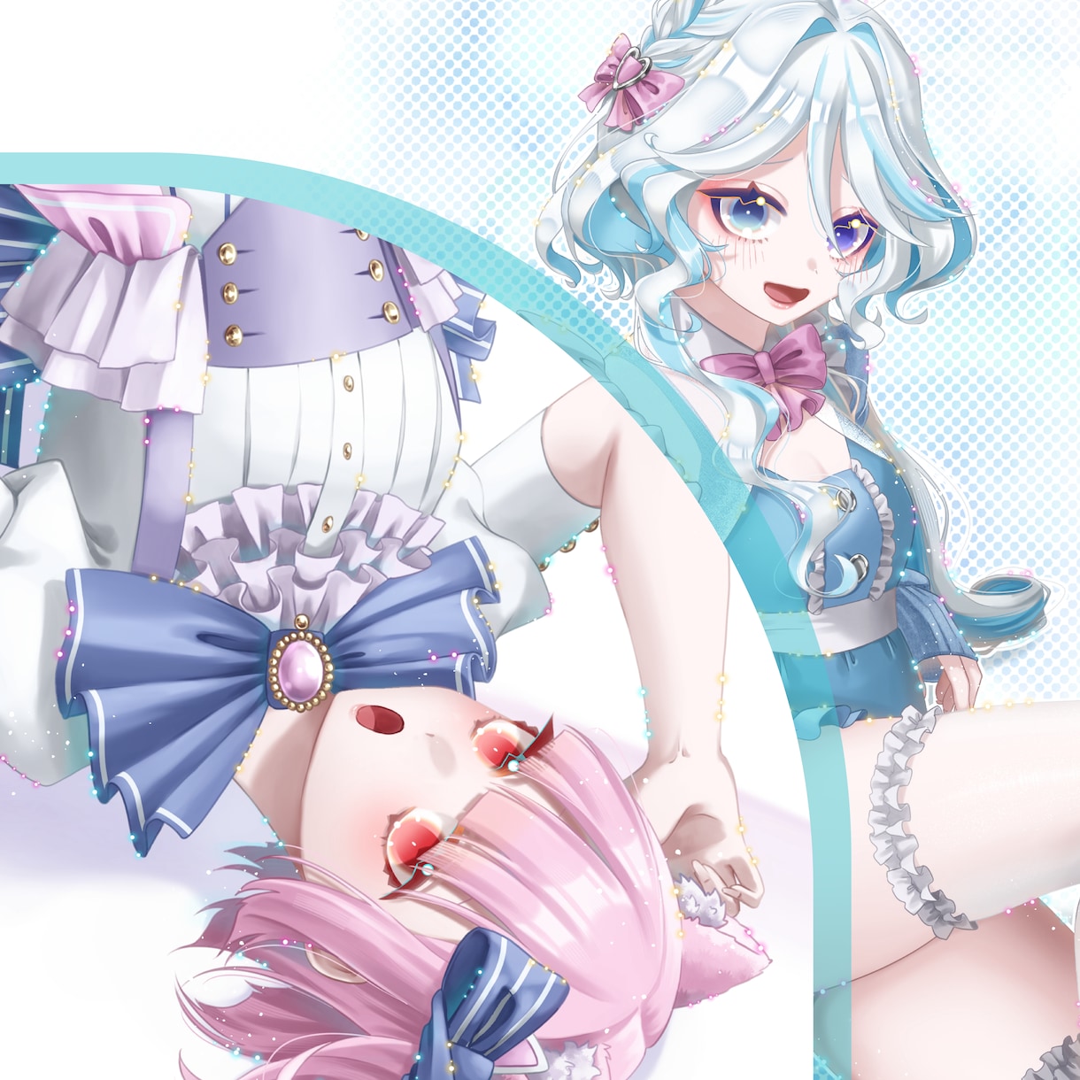 きらきら柔らかい雰囲気の女性を描きます 【メイン塗り】個性丸出しイラスト イメージ1